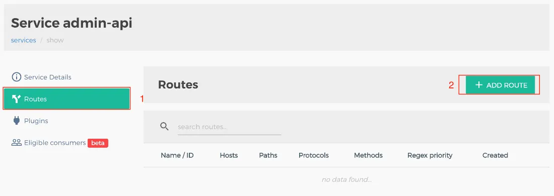 การสร้าง Route ให้กับ Service fhir-api
