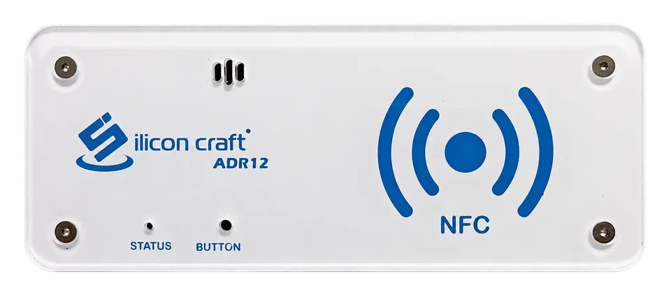 Front of the Silicon Craft ADR12 NFC reader